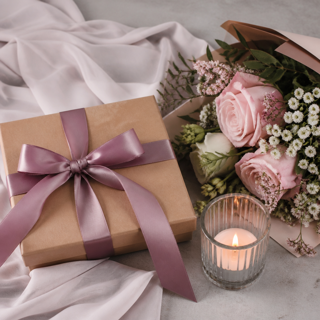 Gift bouquet ready to offer