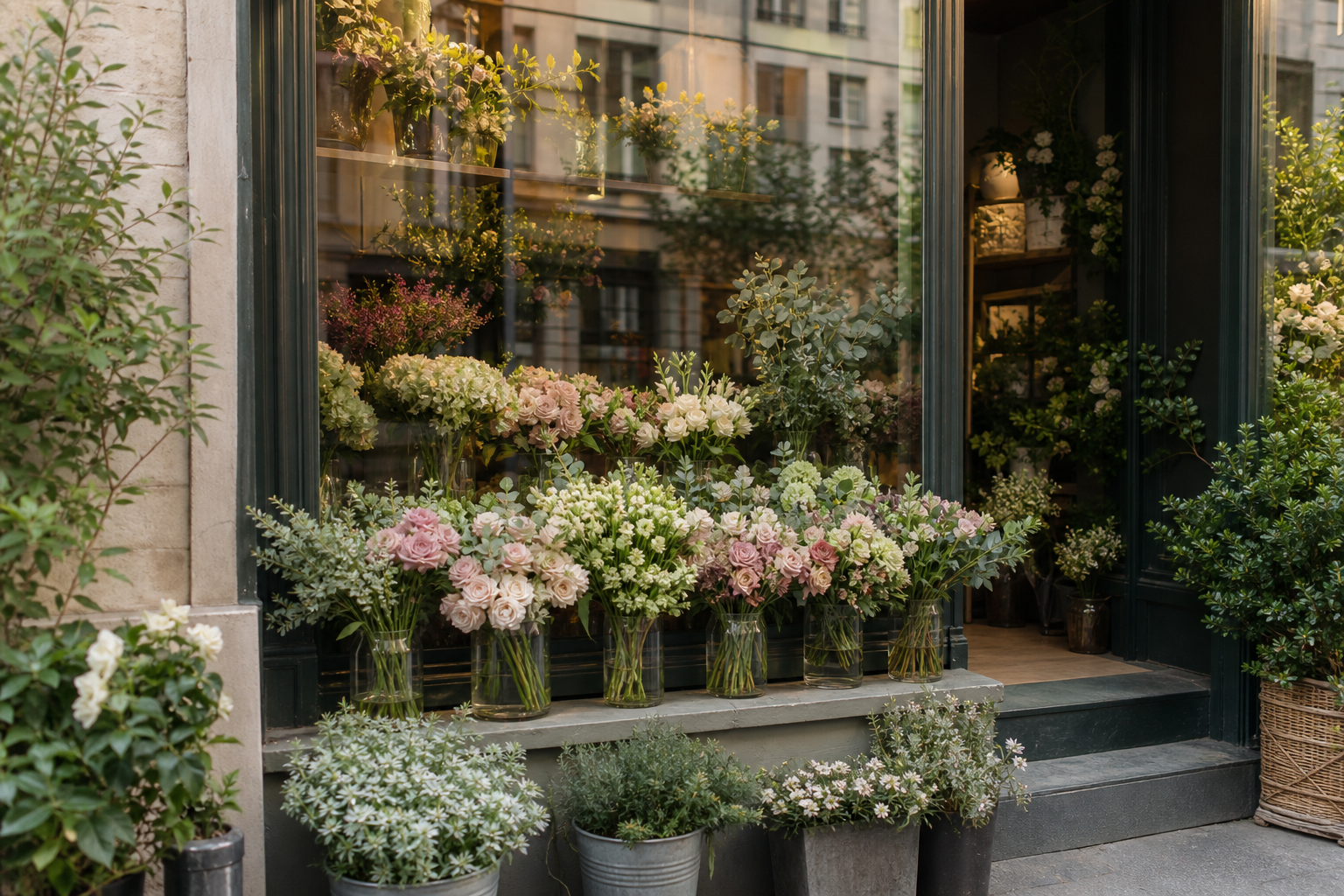 Lush floral display